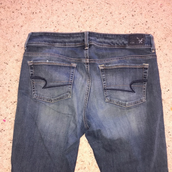 American Eagle outfitters kick boot jeans size 10 regular - Picture 10 of 11